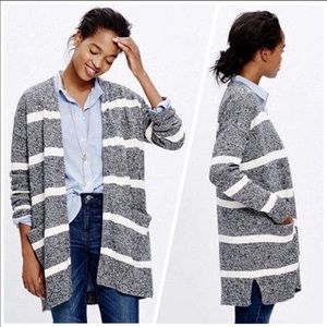 NWT - Madewell Stripe Cardigan Sweater